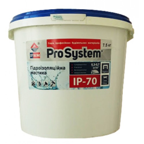 Ирком (Irkom)  - Мастика гидроизоляционная ИР-70 7,5 кг